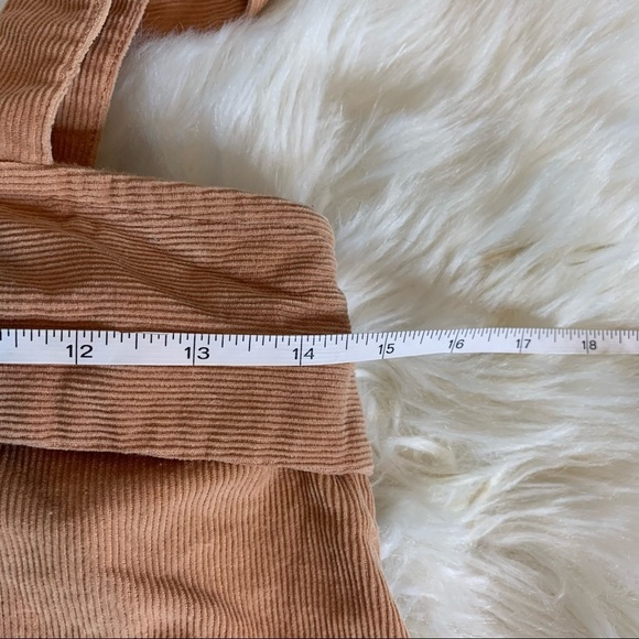 Arthur Australia Peach Corduroy Shift Mini Dress - Picture 9 of 11